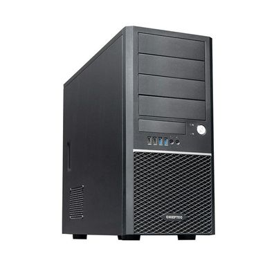 PC-Gehäuse Chieftec CM-25B-OP Schwarz