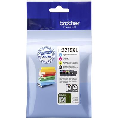 Druckerpatronen Brother LC-3219XL Schwarz und Farbe
