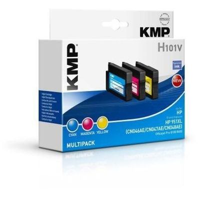 Tintenpatronen Multipack KMP H101V Cyan Magenta Gelb