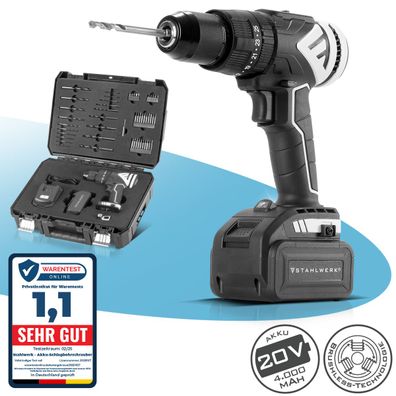 Stahlwerk Akku-Schlagbohrschrauber ASB-20 ST Brushless mit 1 x 4 Ah Akku