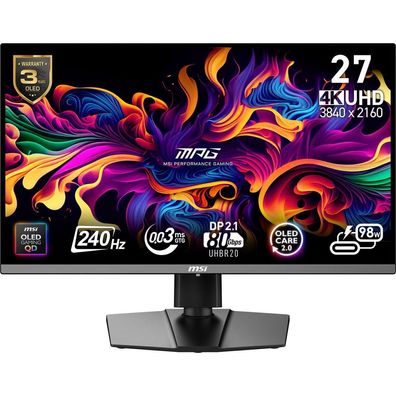 Monitor MSI QD-OLED Gaming 27 Zoll UHD 240 Hz