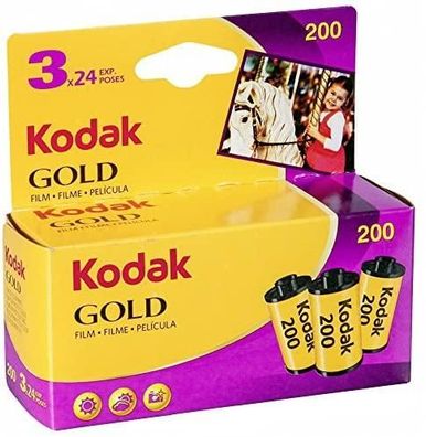Farbnegativfilm Kodak Gold 200 ISO 200, 135 (35 mm), 72 Aufnahmen