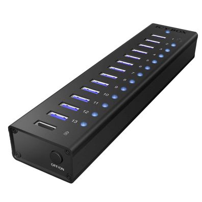 USB-Hub Icy-Box mit 13 USB 3.0 Anschléssen