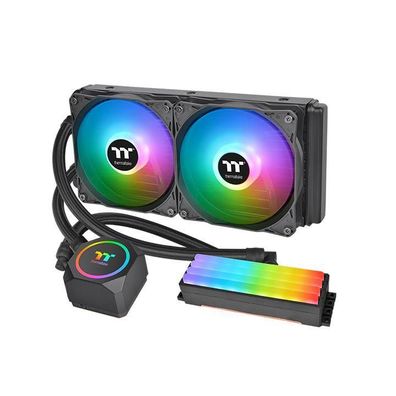 Fléssigkeitskéhlung Thermaltake Floe RC240, Schwarz, RGB