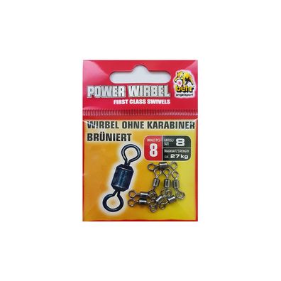 8 Karpfen Wirbel Tönnchenwirbel Gr. 8