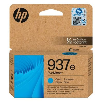 Original HP 937e EvoMore Cyan Tintenpatrone