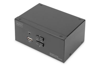 KVM Digitus Dual-Display KVM Switch 4K UHD