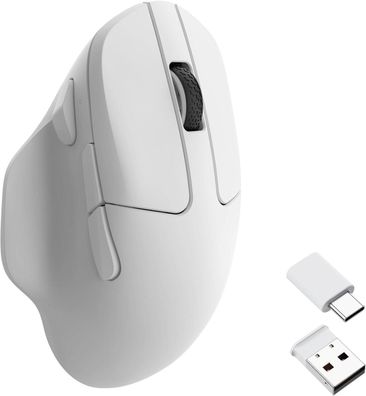 Kabellose Maus Keychron Weiß mit PixArt 3395 Sensor
