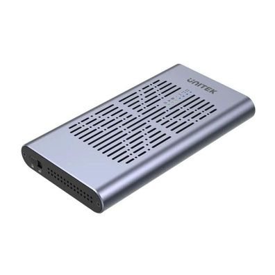 BoÃ®tier pour disques durs externes Unitek USB-C Aluminium Gris