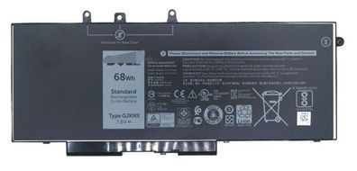 Batterie Dell 68Wh fér Latitude