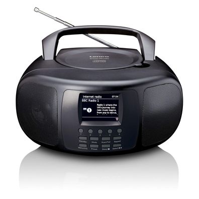 Tragbares Radio Lenco SCD-6000BK mit Bluetooth und CD-Player