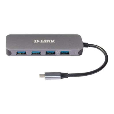 USB-Hub d-link mit 4 USB 3.2 Gen 1 Ports und USB-C Power Delivery