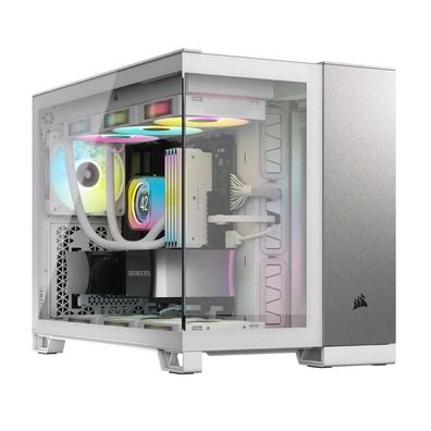 PC-Gehäuse Corsair 2500X Weiß mit Glasfront