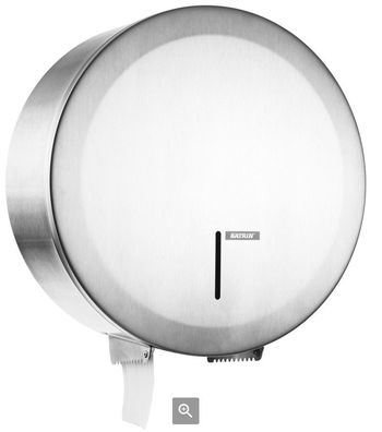 Jumbo-Toilettenpapierspender Gigant aus Edelstahl, Kapazität: Ø max. 195 mm je Rolle