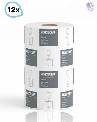Handtuchrollen KATRIN klein WEIß Recyclingpapier Mehrzweckrolle S100, 1-lagig, 1200M,