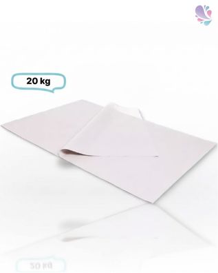 Einschlag, Illudruckpapier, weiß, 45x60 cm, 20 KG, fettabweisend 45 - 58 g/m²