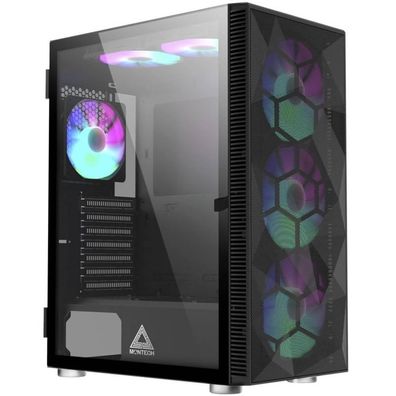 PC-Gehäuse Montech X3 Mesh RGB Midi-Tower