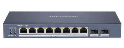 Netzwerk-Switch Hikvision 10 Ports PoE Gigabit