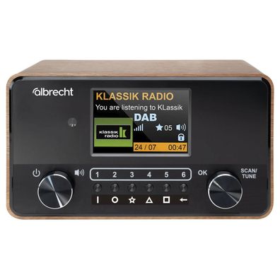 Radio Albrecht DR 866 Digital tragbar fér Senioren