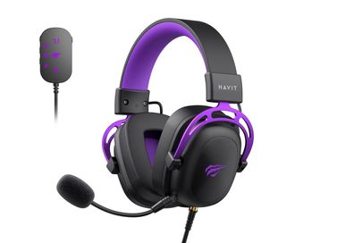 Gaming-Headset Havit H2002C+U mit Kabel, schwarz