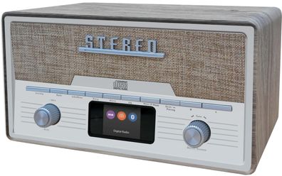Retro Radio Denver mit CD-Player und Bluetooth