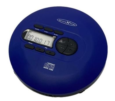 CD-Player Reflexion kompakt und leicht, blau