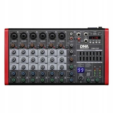 Audio-Mixer Bitmat CM8-DSP mit 8 Kanälen