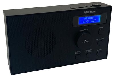 Radio DAB+ Denver DAB-51B mit 40 Sendern, schwarz