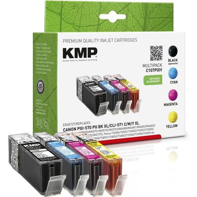 Druckerpatronen KMP Multipack kompatibel fér Canon PIXMA