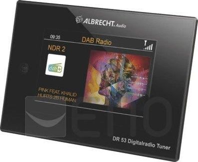 Digitalradio Albrecht DR53 mit Bluetooth und 4-Zoll-Farbdisplay