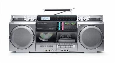 Ghettoblaster Muse M-380 GBS mit CD- und Kassettenlaufwerk