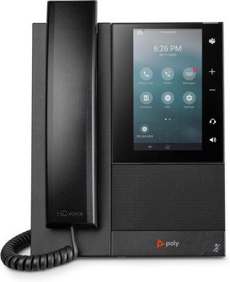 Telefon HP Poly CCX 500 mit 5-Zoll-Touchscreen