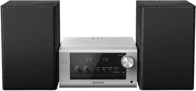 Kompaktes Hi-Fi-System Panasonic SC-PM704EG-S, 80 Watt, Silber