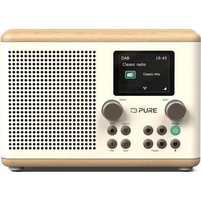 Tragbares Digitalradio Pure Classic H4 Weiß