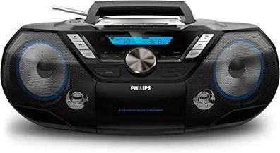 Audiosystem Philips AZB798T/12 Schwarz