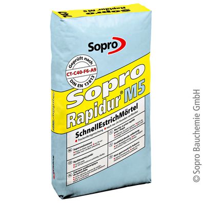Sopro Rapidur M5 SchnellEstrichMörtel 25kg - Lieferform: 1 Sack