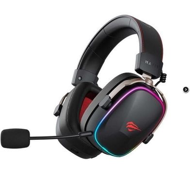 Gaming Headset Havit H2039BG kabellos, schwarz-rot