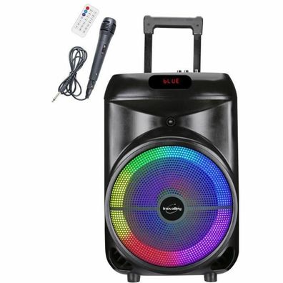 Bluetooth-Lautsprecher inovalley 700 Watt, 12 Zoll Woofer, LED RGB