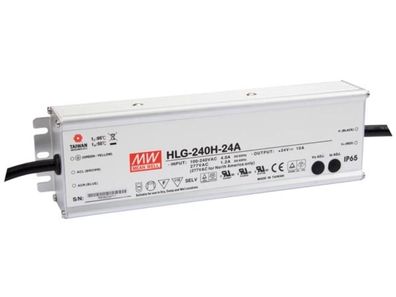 Schaltnetzteil MW Mean Well 240 W, grau, IP65