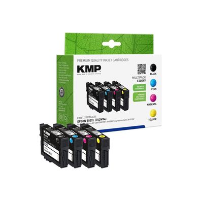Druckerpatronen KMP E196XV Multipack Schwarz Cyan Magenta Gelb