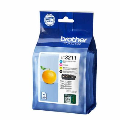 Druckerpatronen Brother LC3211VAL Schwarz/Cyan/Magenta/Gelb