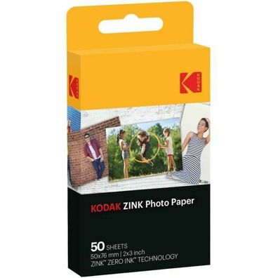 Papierfoto-Aufkleber Kodak 2 x 3 Zoll, 50 Blatt