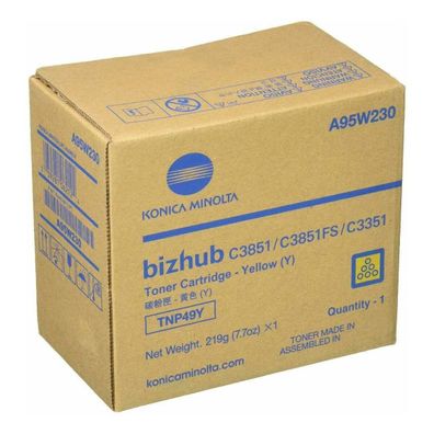Tonerpatrone Konica Minolta A95W250 Gelb