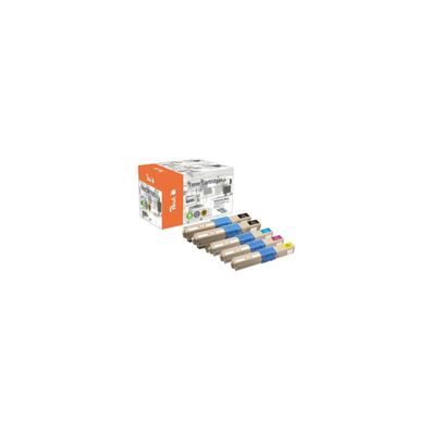 Toner-Kit Peach PT616 fér OKI Drucker, 5 Farben