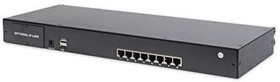 KVM-Switch Digitus DS-72216 fér 8 Server, USB & PS/2, 60m Reichweite