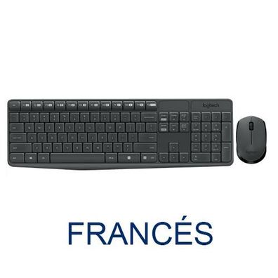 Kabelloses Tastatur- und Maus-Set Logitech MK235, Grau
