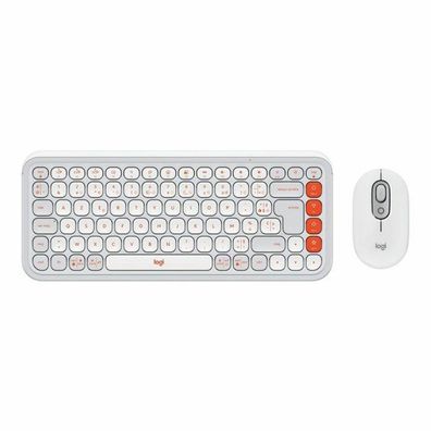 Tastatur und Maus Set Logitech POP ICON COMBO kabellos