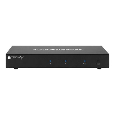 KVM-Switch Techly IDATA DP-KVM2 mit 2 DisplayPort-Anschléssen