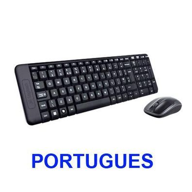 Bérozubehör Logitech MK220 kabelloses Tastatur-Maus-Set