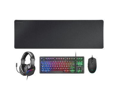 Gaming-Set Mars Gaming MCP-RGB3 RGB Beleuchtung